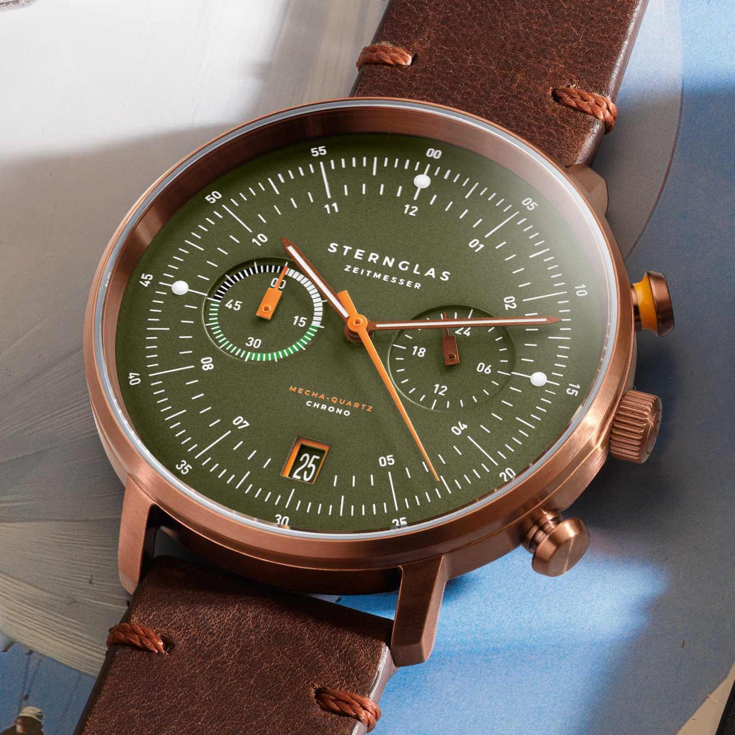 Hamburg Chrono dunkelgrün