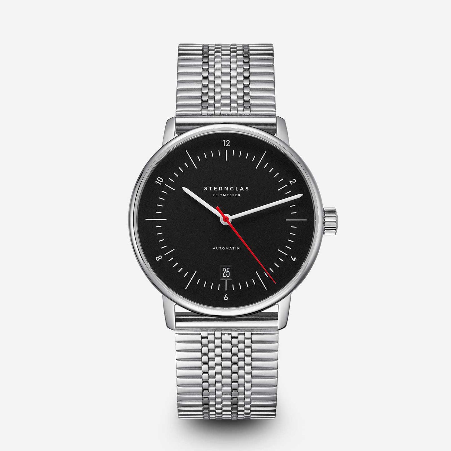 Naos Automatik schwarz rot