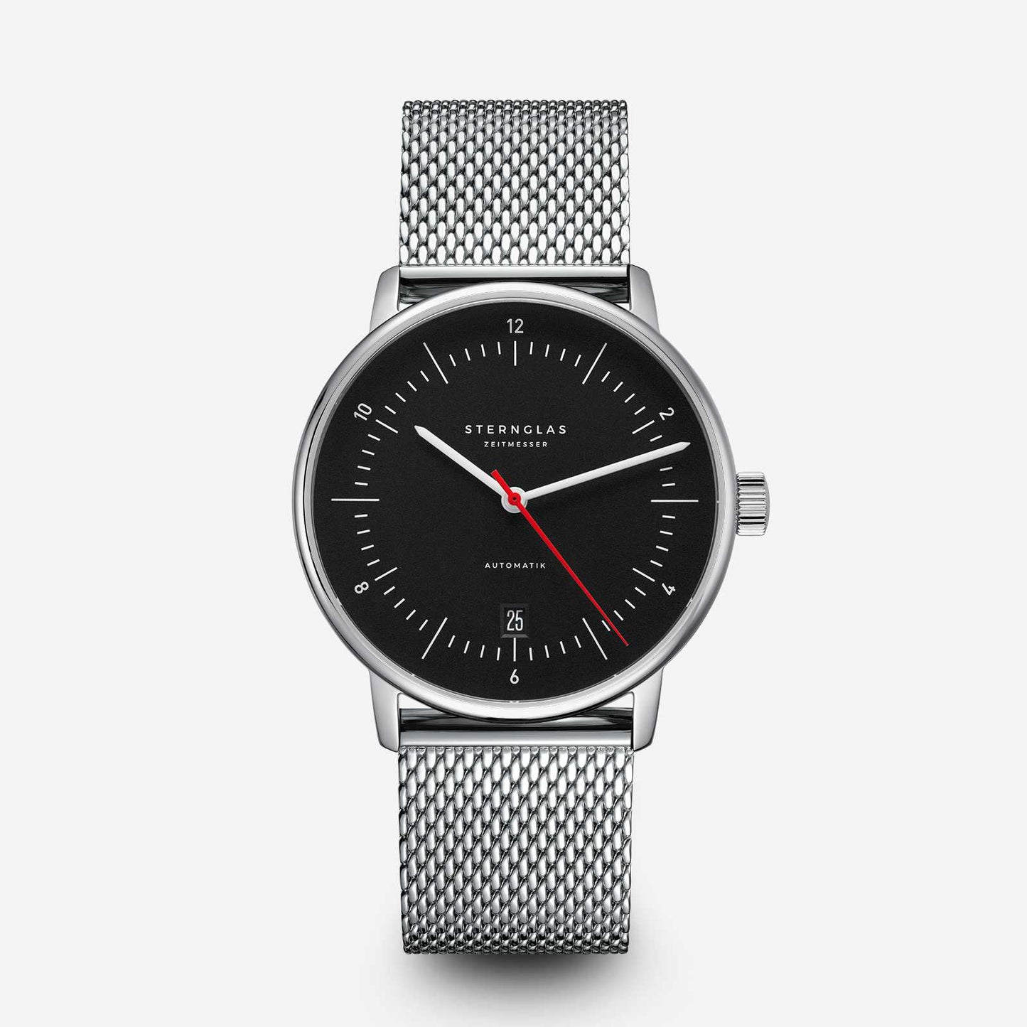 Naos Automatik schwarz rot