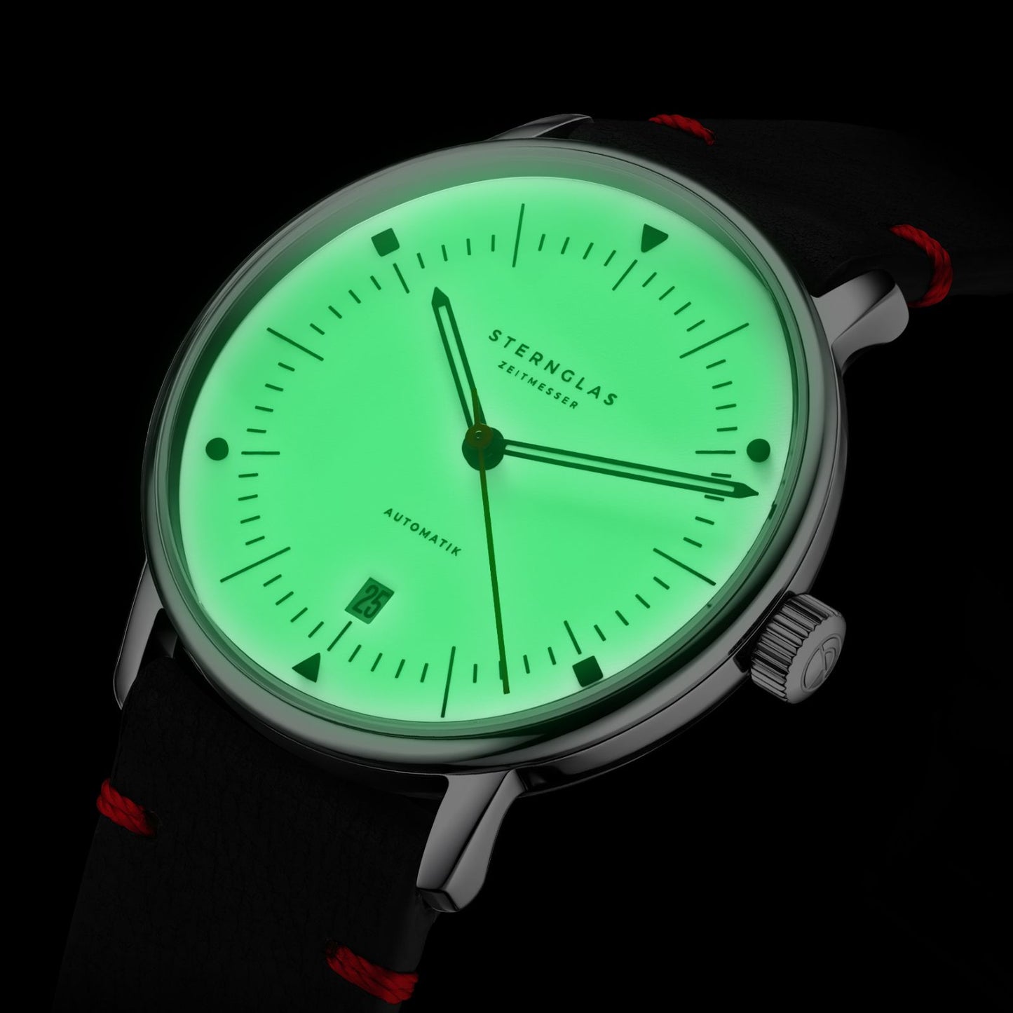 Naos Automatik Edition Bauhaus X rot