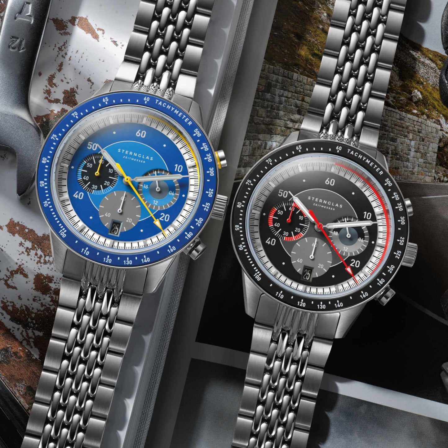 Tachymeter 2.0 dunkelblau