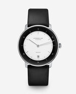 popup|Wir feiern 100 Jahre Bauhaus|Das Bauhaus zeichnet sich durch seine stringente Linienführung und hohe Kontraststärke aus, was die Zeitlosigkeit der Entwürfe der 1920er Jahre ausmacht. Ausgehend vom abstrakten Logo des Bauhauses mit seinen reinen Weiß- und Schwarztönen, haben wir die Bauhaus Edition unseres Klassikers NAOS gestaltet.