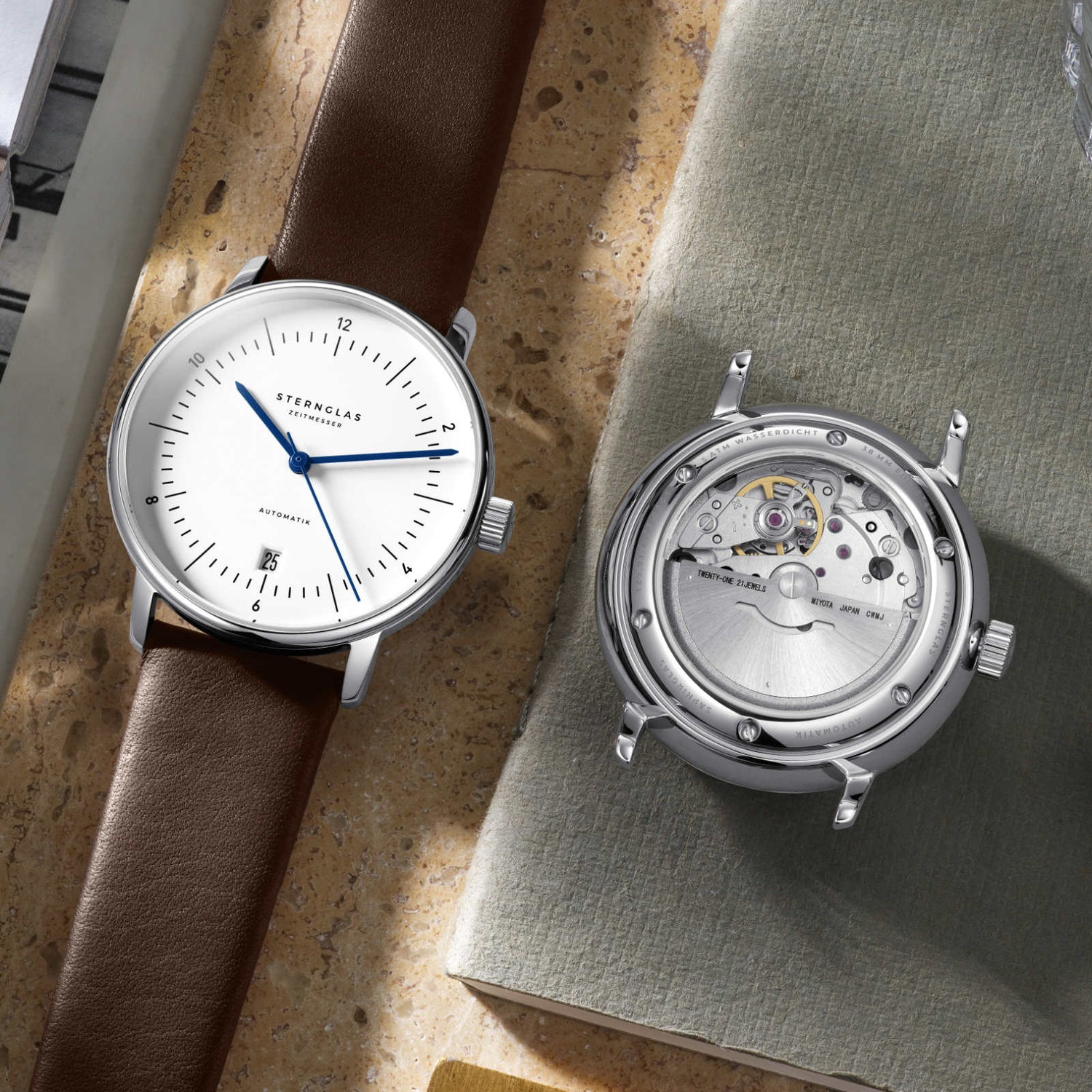 Naos Automatik weiß silber – - Main Image