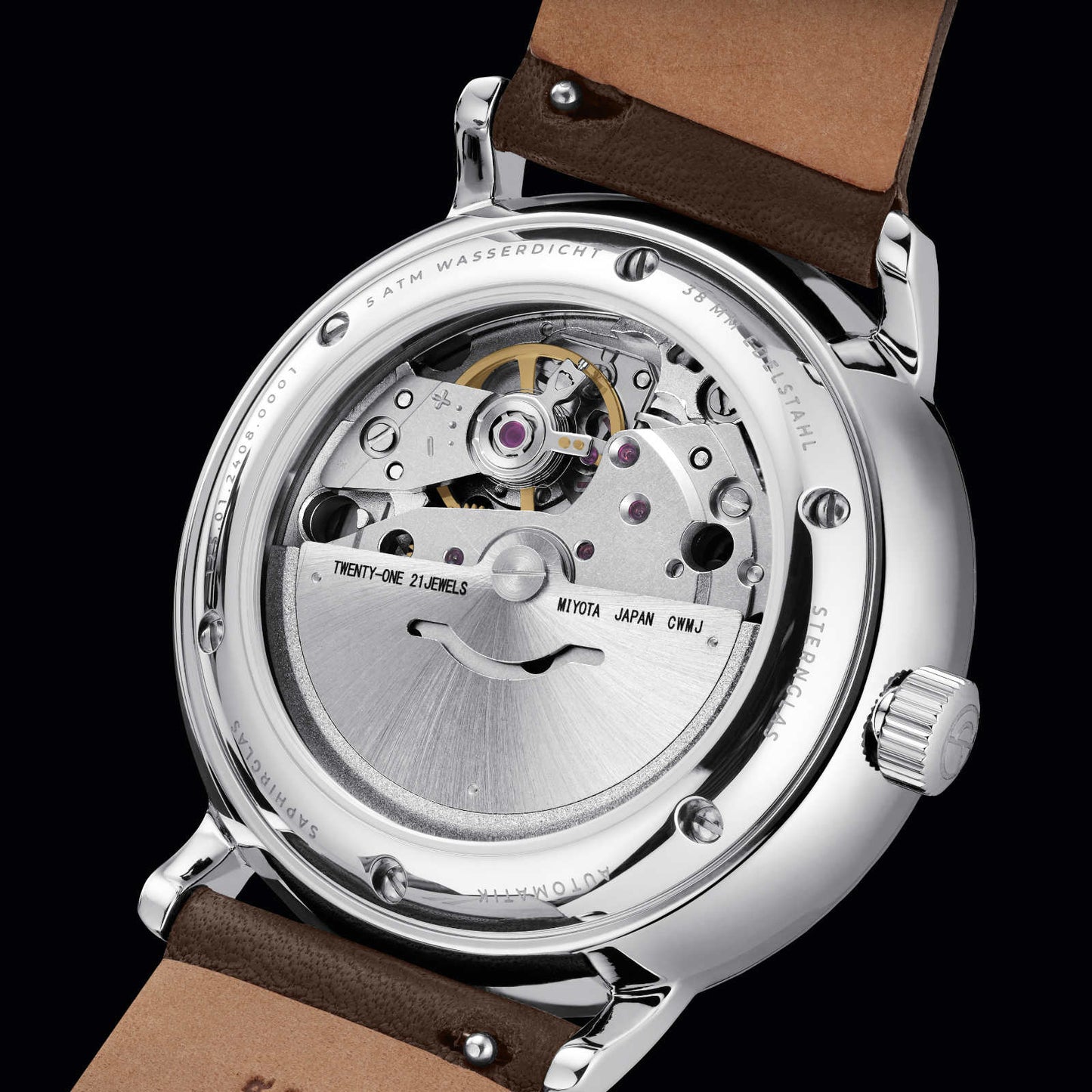 Naos Automatik weiß silber