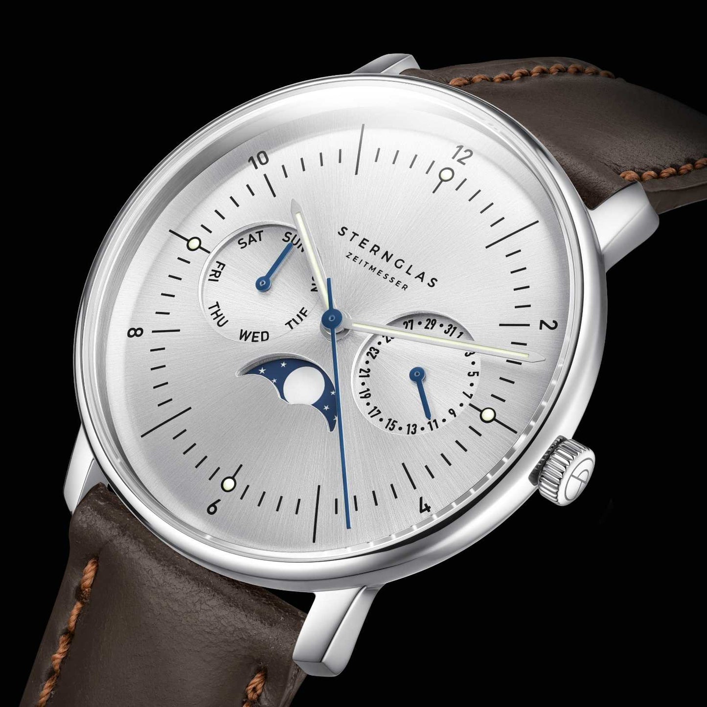 Naos Mondphase mondsilber