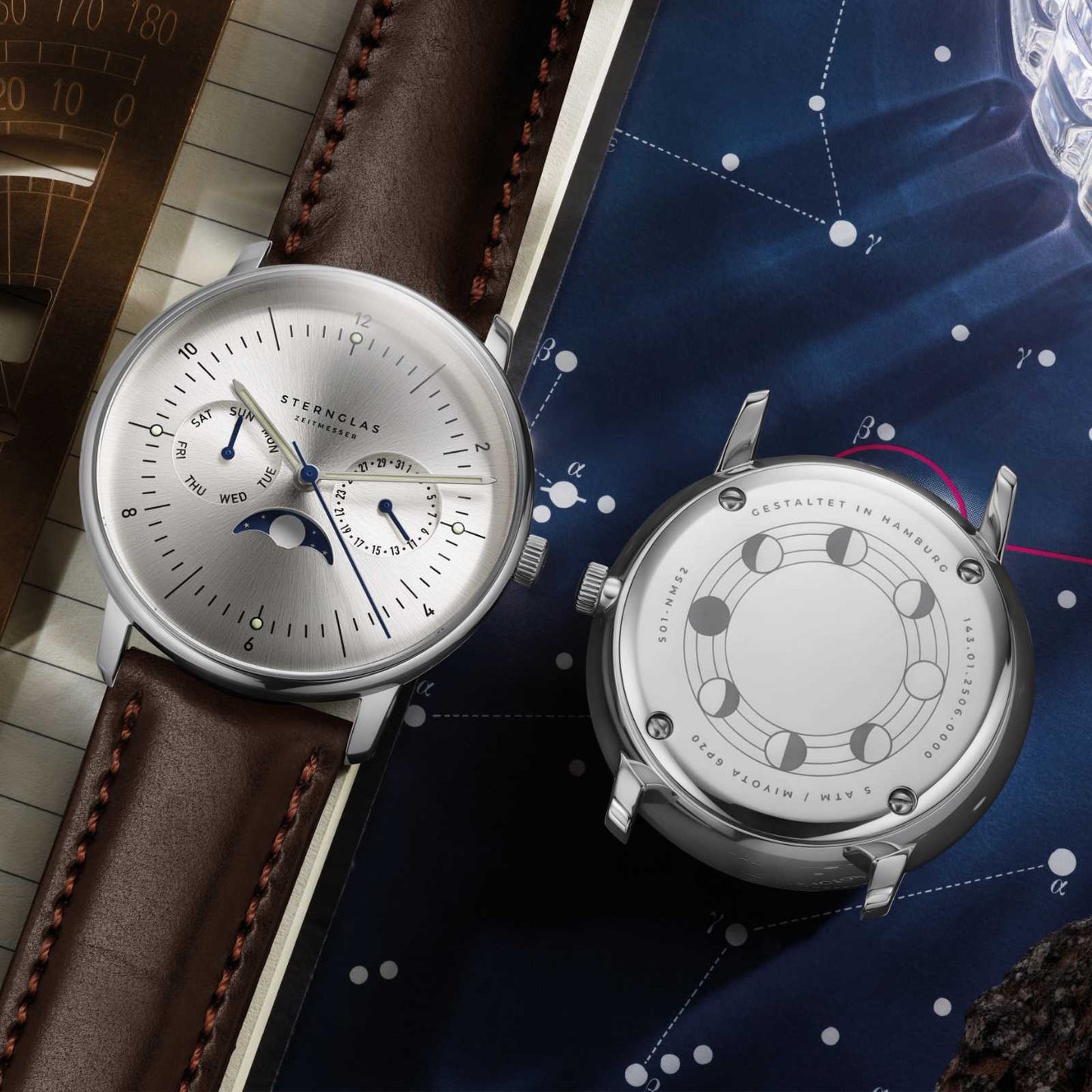 Naos Mondphase mondsilber