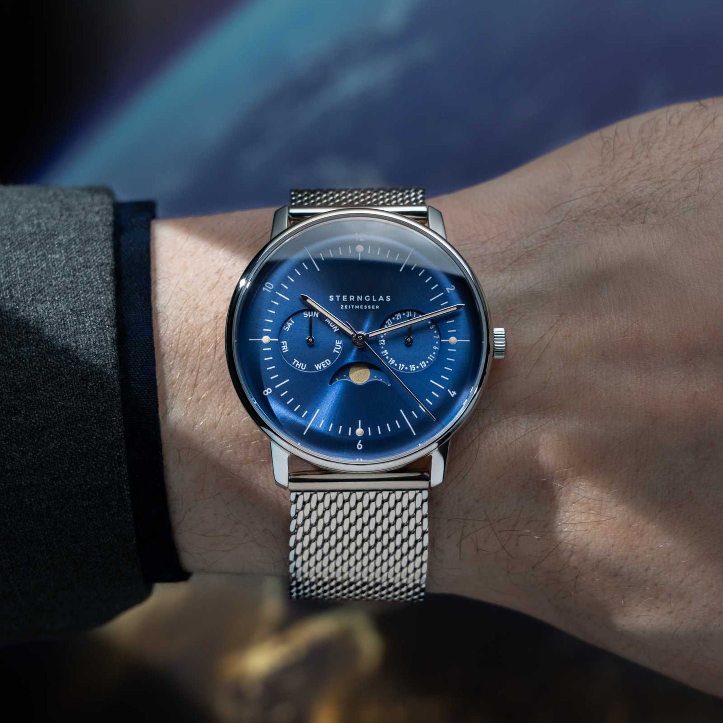 Naos Mondphase mitternachtsblau