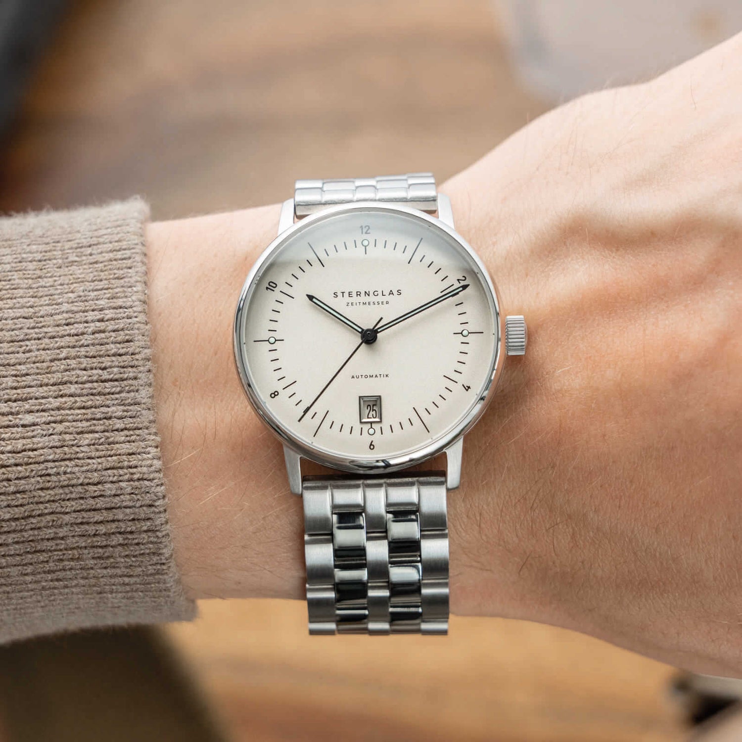 Uhr Aufziehen Automatikuhr Mechanische Uhr Datum Einstellen Fossil