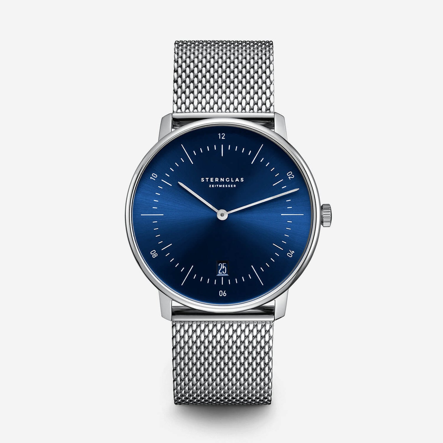 NAOS Tiefblau mit Milanaise-Armband