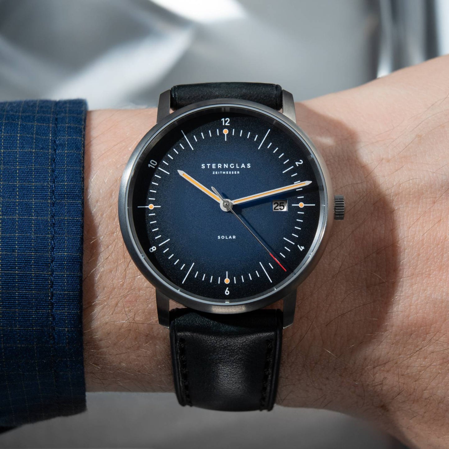 Naos Solar Edition Titan dunkelblau silber