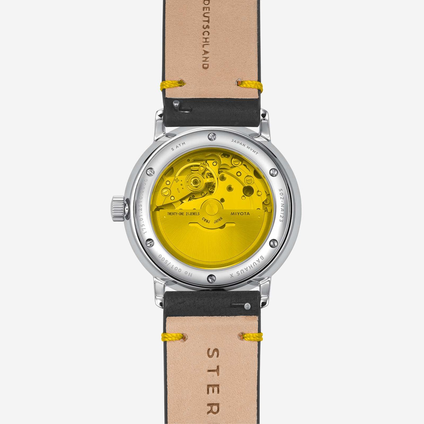 Naos Automatik Edition Bauhaus X gelb