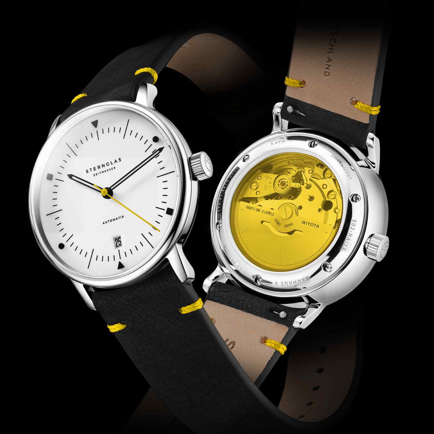Naos Automatik Edition Bauhaus X gelb