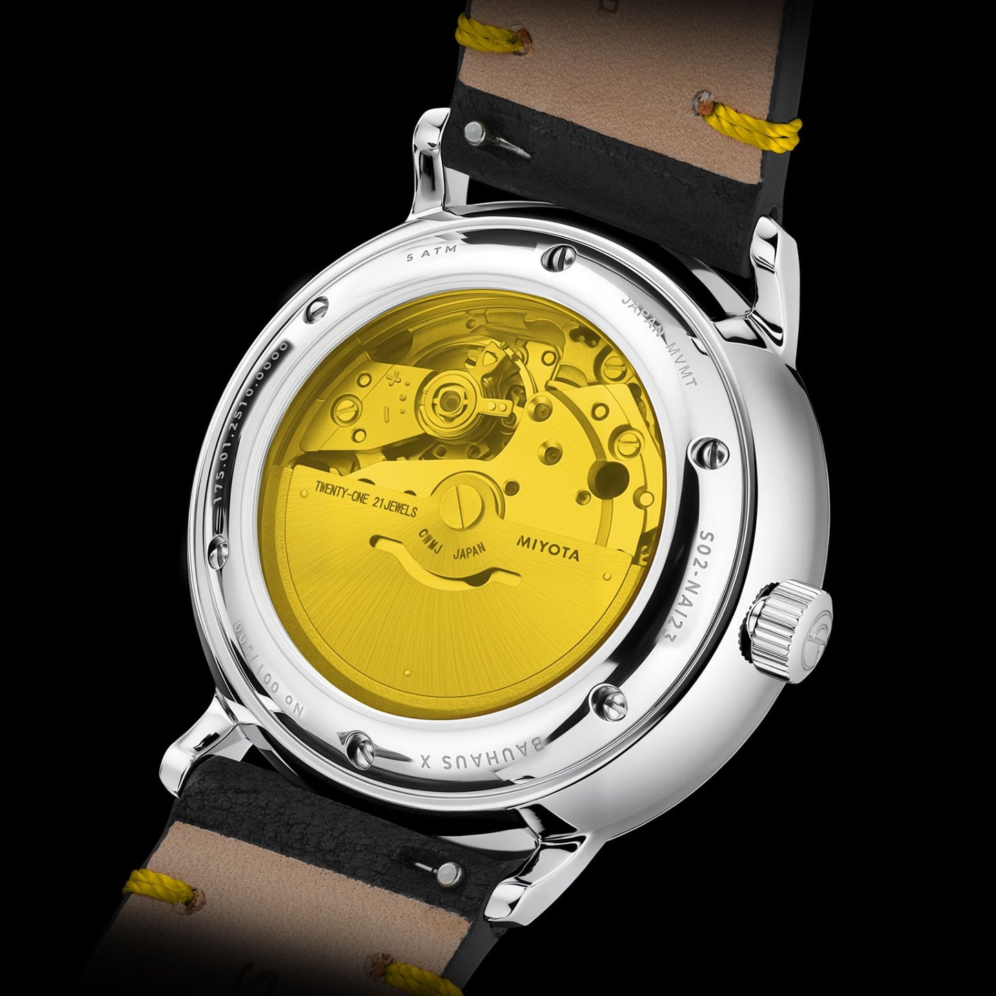 Naos Automatik Edition Bauhaus X gelb
