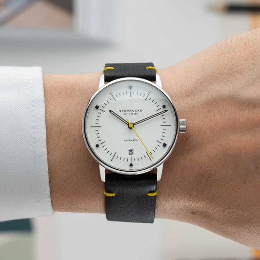 Naos Automatik Edition Bauhaus X gelb