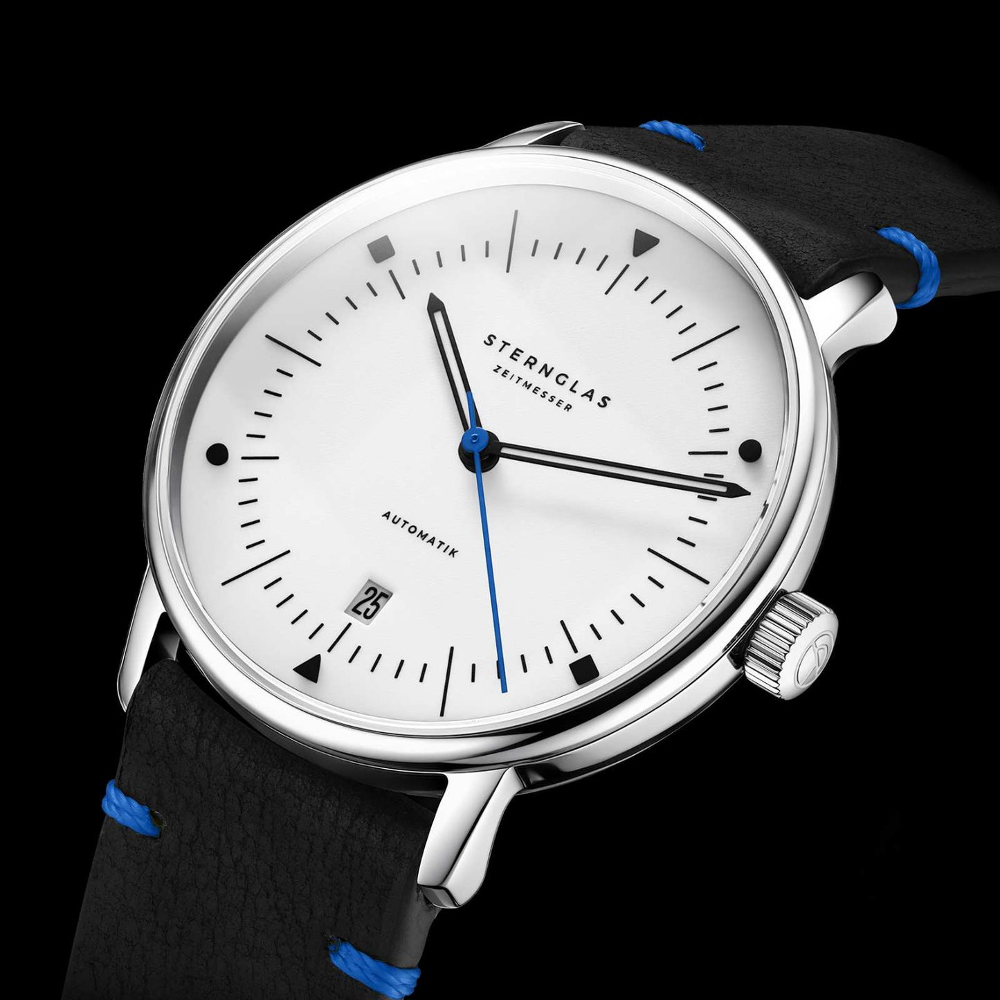 Naos Automatik Edition Bauhaus X blau