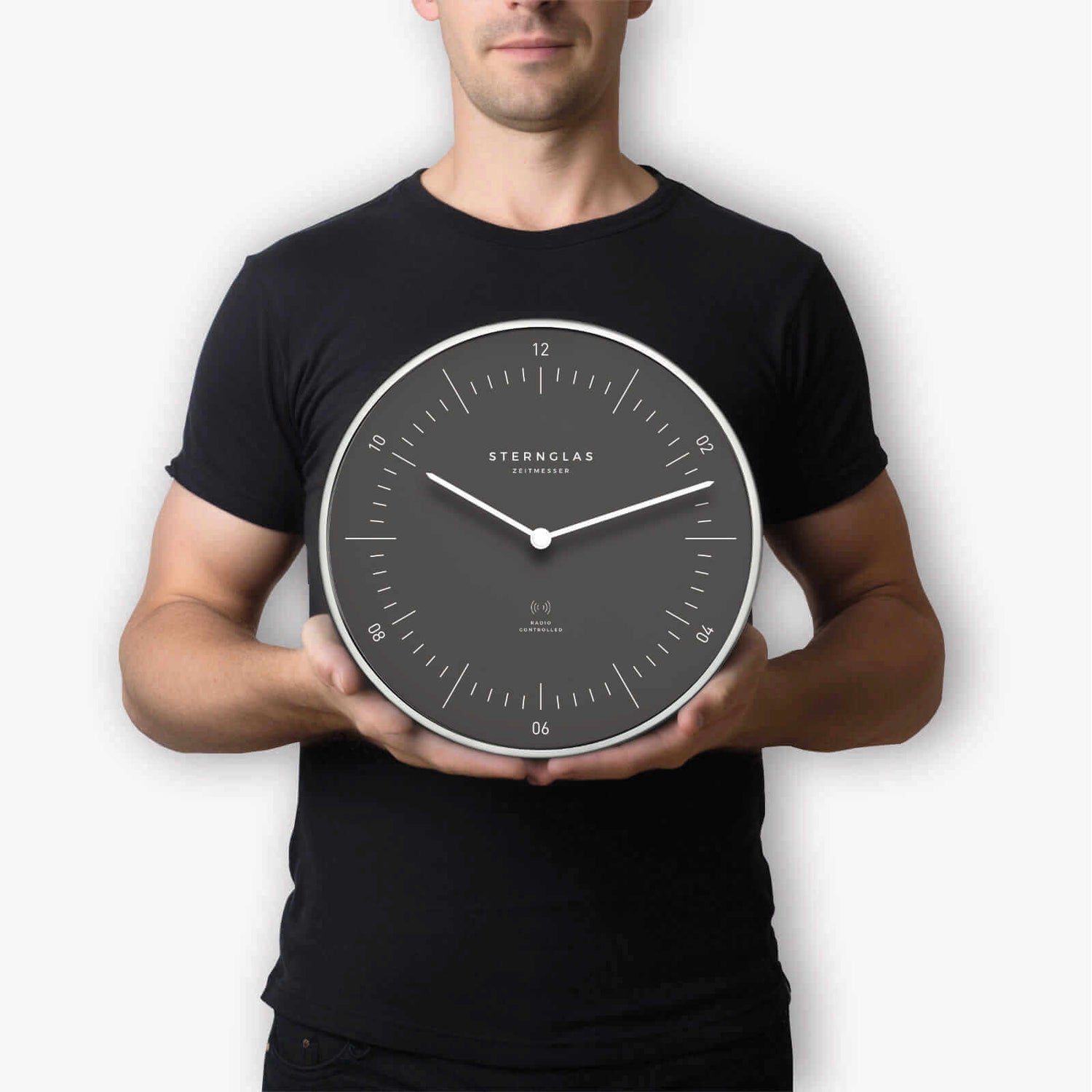 Digitale Funkwanduhr Sempre 36 Funkuhr Bedienungsanleitung Aldi