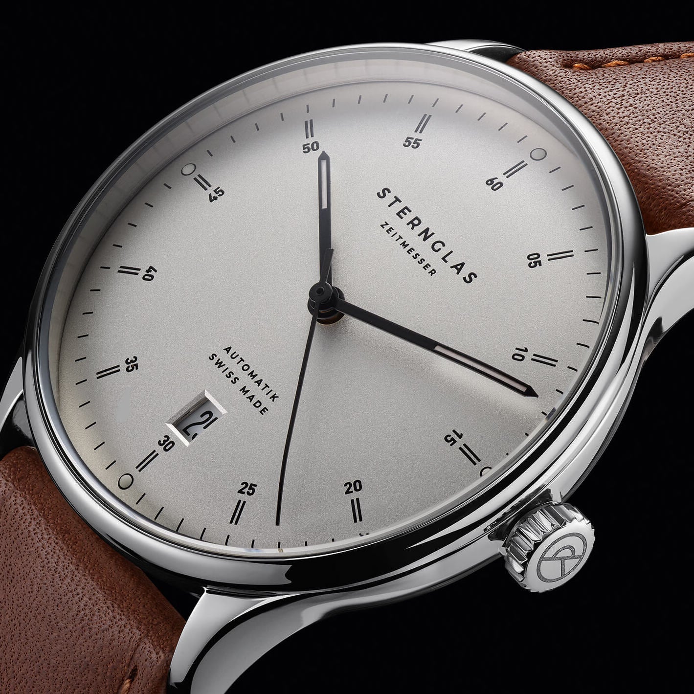 Kanton silber Modena braun –