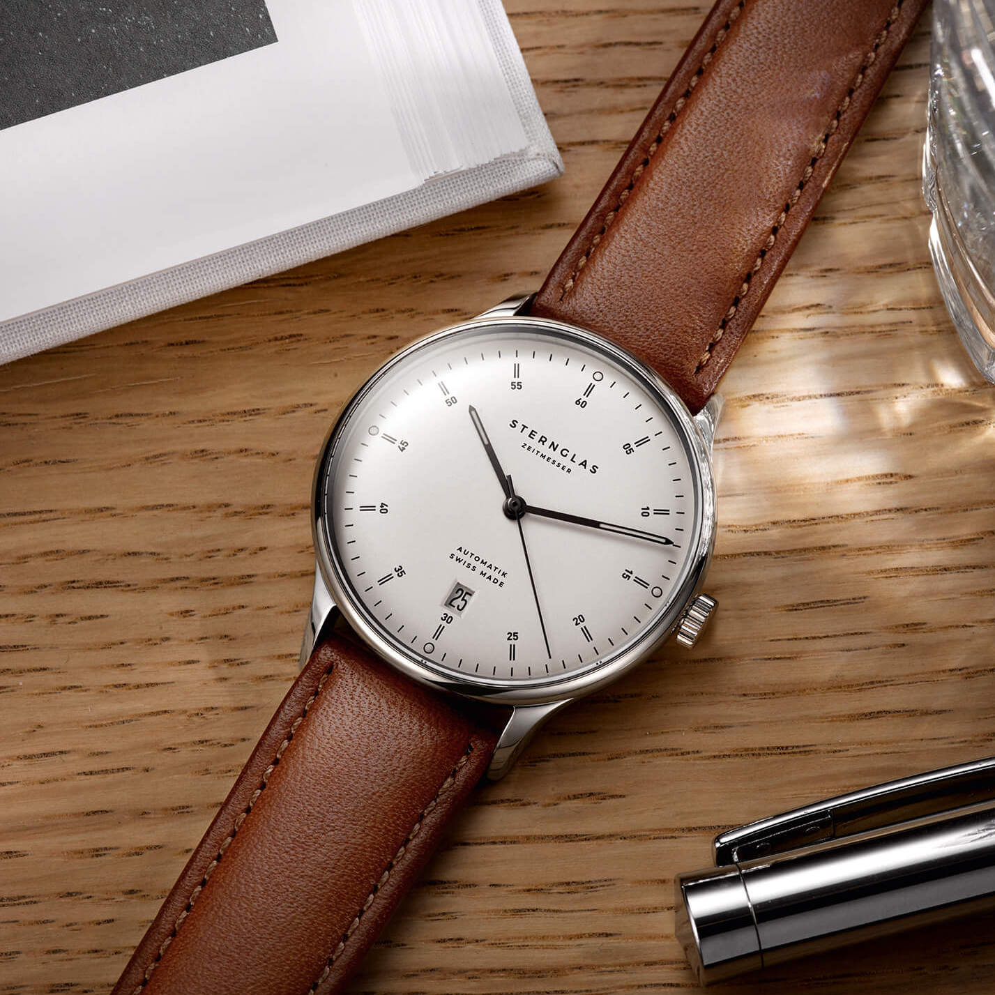 Kanton silber Modena braun –